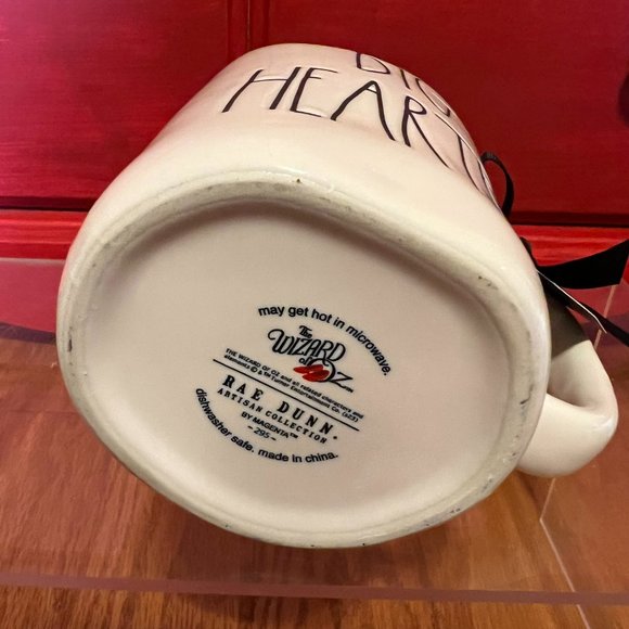 Tin Man Wizard of Oz Rae Dunn Mug Big Hearted NWT - Picture 7 of 7